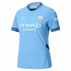 Damen Manchester City Fußballtrikot 2024-25 Heimtrikot