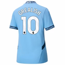 Damen Manchester City Jack Grealish #10 Fußballtrikot 2024-25 Heimtrikot