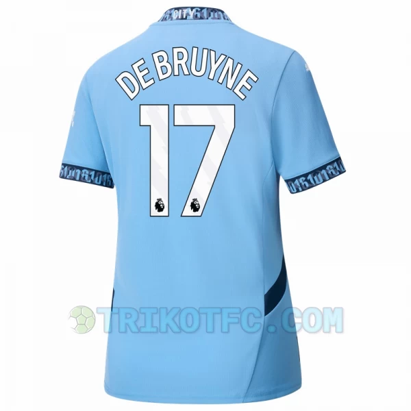 Damen Manchester City Kevin De Bruyne #17 Fußballtrikots 2024-25 Heimtrikot
