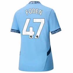 Damen Manchester City Phil Foden #47 Fußballtrikot 2024-25 Heimtrikot