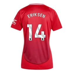 Damen Manchester United Christian Eriksen #14 Fußballtrikots 2024-25 Heimtrikot