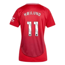 Damen Manchester United Hojlund #11 Fußballtrikot 2024-25 Heimtrikot