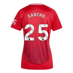 Damen Manchester United Jadon Sancho #25 Fußballtrikots 2024-25 Heimtrikot