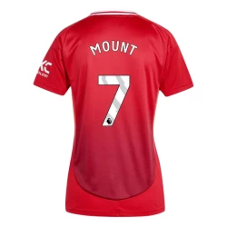 Damen Manchester United Mason Mount #7 Fußballtrikots 2024-25 Heimtrikot