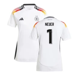 Damen Manuel Neuer #1 Deutschland Fußballtrikot EM 2024 Heimtrikot