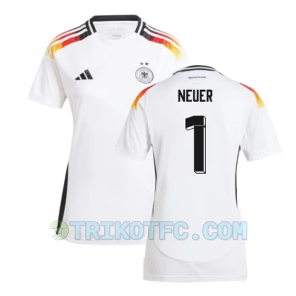 Damen Manuel Neuer #1 Deutschland Fußballtrikots EM 2024 Heimtrikot