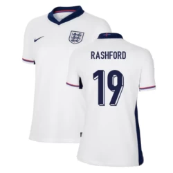 Damen Marcus Rashford #19 England Fußballtrikot EM 2024 Heimtrikot