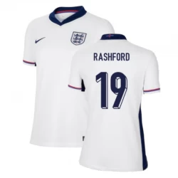 Damen Marcus Rashford #19 England Fußballtrikots EM 2024 Heimtrikot