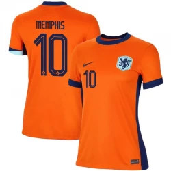 Damen Memphis Depay #10 Niederlande Fußballtrikots EM 2024 Heimtrikot