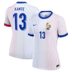 Damen N'Golo Kanté #13 Frankreich Fußballtrikot EM 2024 Auswärtstrikot