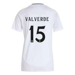 Damen Real Madrid Federico Valverde #15 Fußballtrikot 2024-25 Heimtrikot