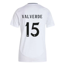 Damen Real Madrid Federico Valverde #15 Fußballtrikots 2024-25 Heimtrikot