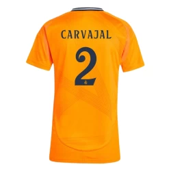 Damen Real Madrid Fußballtrikot 2024-25 Carvajal #2 Auswärtstrikot