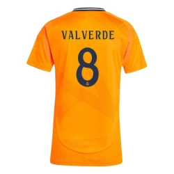 Damen Real Madrid Fußballtrikot 2024-25 Federico Valverde #8 Auswärtstrikot