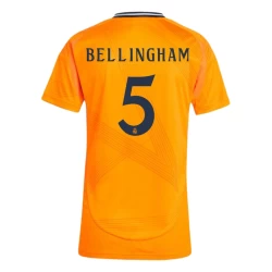 Damen Real Madrid Fußballtrikot 2024-25 Jude Bellingham #5 Auswärtstrikot