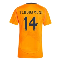 Damen Real Madrid Fußballtrikot 2024-25 Tchouameni #14 Auswärtstrikot