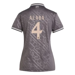 Damen Real Madrid Fußballtrikot David Alaba #4 2024-25 Ausweichtrikot