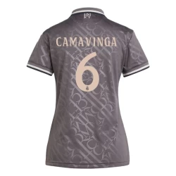 Damen Real Madrid Fußballtrikot Eduardo Camavinga #6 2024-25 Ausweichtrikot