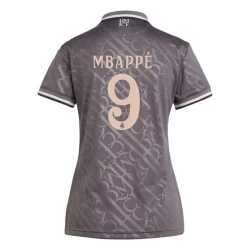 Damen Real Madrid Fußballtrikot Mbappe #9 2024-25 Ausweichtrikot