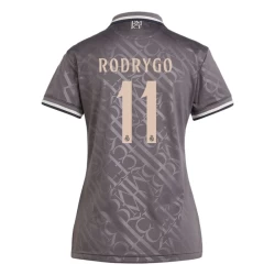 Damen Real Madrid Fußballtrikot Rodrygo #11 2024-25 Ausweichtrikot