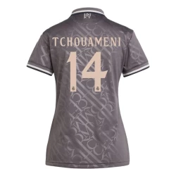 Damen Real Madrid Fußballtrikot Tchouameni #14 2024-25 Ausweichtrikot