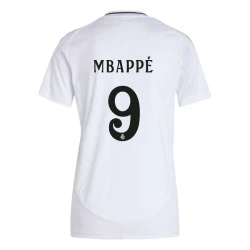 Damen Real Madrid Mbappe #9 Fußballtrikot 2024-25 Heimtrikot