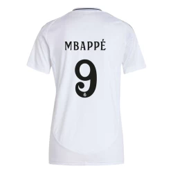 Damen Real Madrid Mbappe #9 Fußballtrikots 2024-25 Heimtrikot