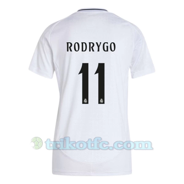 Damen Real Madrid Rodrygo #11 Fußballtrikot 2024-25 Heimtrikot