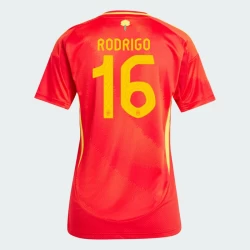 Damen Rodrigo #16 Spanien Fußballtrikot EM 2024 Heimtrikot