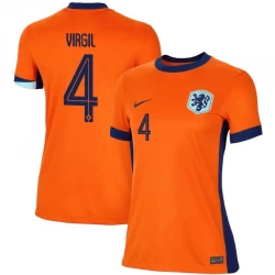 Damen Virgil van Dijk #4 Niederlande Fußballtrikots EM 2024 Heimtrikot