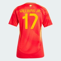 Damen Williams Jr. #17 Spanien Fußballtrikot EM 2024 Heimtrikot