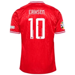 Dänemark Christian Eriksen #10 Fußballtrikot 2024 Heimtrikot Herren