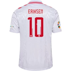 Dänemark Fußballtrikot 2024 Christian Eriksen #10 Auswärtstrikot Herren