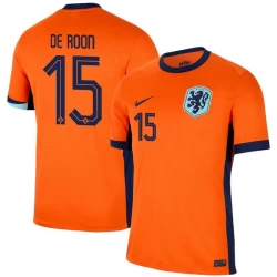 De Roon #15 Niederlande Fußballtrikots EM 2024 Heimtrikot Herren