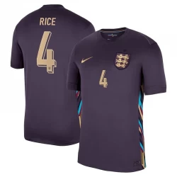 Declan Rice #4 England Fußballtrikots EM 2024 Auswärtstrikot Herren
