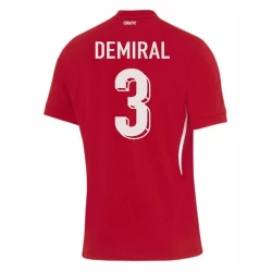 Demiral #3 Truthahn Fußballtrikot EM 2024 Auswärtstrikot Herren