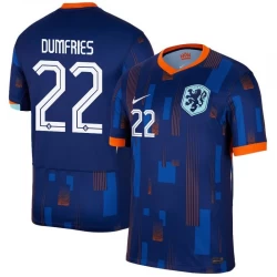Dumfries #22 Niederlande Fußballtrikots EM 2024 Auswärtstrikot Herren