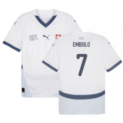 Embolo #7 Schweiz Fußballtrikots EM 2024 Auswärtstrikot Herren