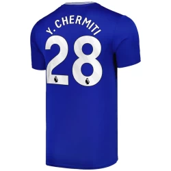 Everton FC Y. Chermiti #28 Fußballtrikot 2024-25 Heimtrikot Herren