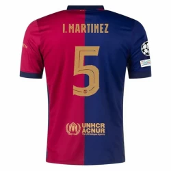 FC Barcelona I. Martinez #5 Fußballtrikot 2024-25 Heimtrikot Herren