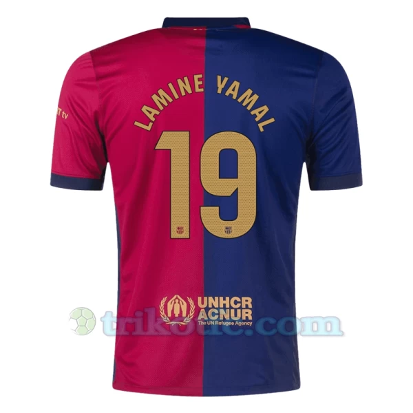 FC Barcelona Lamine Yamal #19 Fußballtrikot 2024-25 Heimtrikot Herren