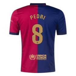 FC Barcelona Pedri #8 Fußballtrikot 2024-25 Heimtrikot Herren