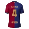 FC Barcelona R.Araujo #4 Fußballtrikot 2024-25 Heimtrikot Herren