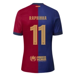 FC Barcelona Raphinha #11 Fußballtrikot 2024-25 Heimtrikot Herren