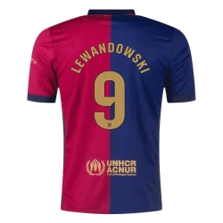 FC Barcelona Robert Lewandowski #9 Fußballtrikot 2024-25 Heimtrikot Herren