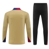 FC Barcelona Trainingsanzüge Sweatshirt 2024-25 Goldfarben Player Version