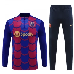 FC Barcelona Trainingsanzüge Sweatshirt 2024-25 Rot Blau Camo