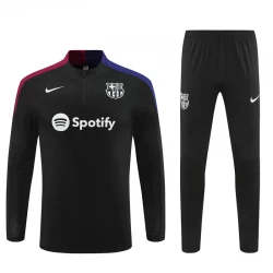 FC Barcelona Trainingsanzüge Sweatshirt 2024-25 Schwarz Player Version