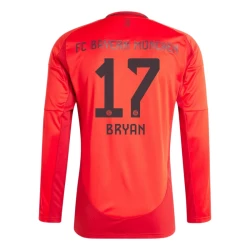 FC Bayern München Bryan #17 Fußballtrikot 2024-25 Heimtrikot Herren Langarm