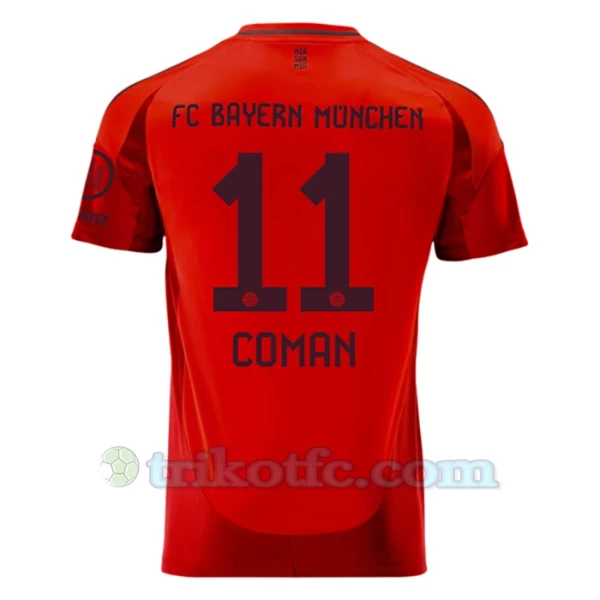 FC Bayern München Coman #11 Fußballtrikot 2024-25 Heimtrikot Herren